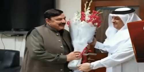 Important Meeting Held Between Sheikh Rasheed And Saudi Ambassador, Discussed Pakistan Saudi Arabia Relations