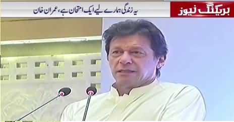 Imran Khan Adresses Membership Camps Set Up In Lahore