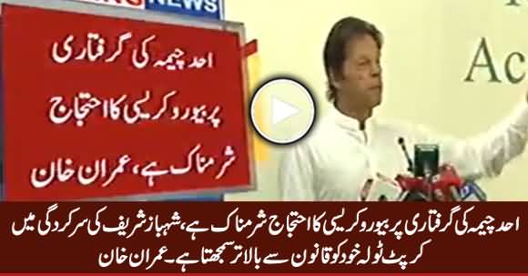 Imran Khan Criticizes Bureaucracy for Protesting Against Ahad Cheema's Arrest