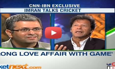 Imran Khan Exclusive Interview with CNN-IBN Sports Editor Gaurav Kalra about Cricket