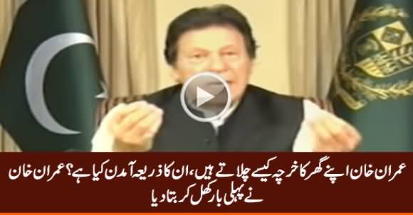 Imran Khan First Time Reveals What Is His Source of Income