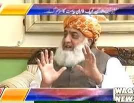 Imran Khan is a Jewish Agent and I am Stick with My Stance - Maulana Fazal ur Rehman