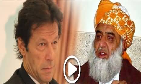 Imran Khan is better than Maulana Fazlur Rehman-- watch the video