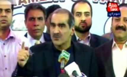 Imran Khan is Doing Suicide Attacks on Democratic Govt - Khawaja Saad Rafique