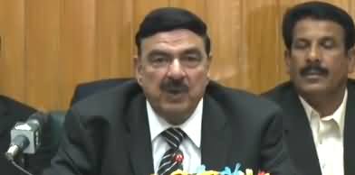 Imran Khan Is Genuinely Working Hard - Sheikh Rasheed Press Conference in Lahore