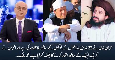 Imran Khan is going to make an alliance with Tehreek e Labbaik (TLP) - Muhammad Malick