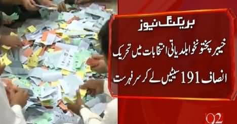 Imran Khan Leading In KPK General Body Elections with High Margin, Latest Report
