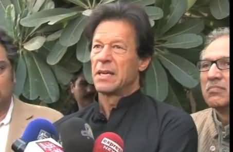 Imran Khan Media Talk in Karachi Against VIP Culture - 27th December 2015
