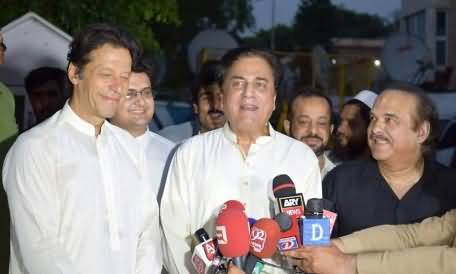 Imran Khan Meets Naeem Bokhari At His Residence, Naeem Bokhari Joins PTI
