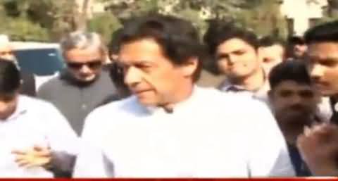 Imran Khan Reached Jinnah Hospital Lahore To Inquire Bomb Blast Victims