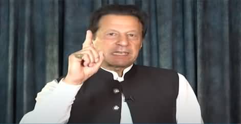 Imran Khan's address to nation on CM Punjab election, appeals nation to come on roads