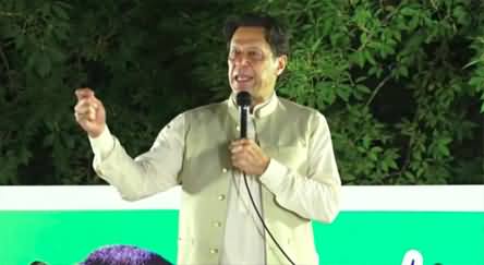 Imran Khan's Aggressive Speech at PTI Jalsa in Sharaqpur Sharif - 12th October 2022