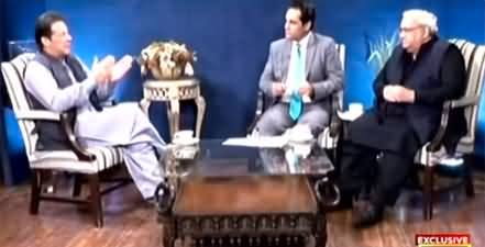 Imran Khan's Exclusive Interview on ARY News with Ghulam Hussain & Khawar Ghumman