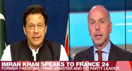 Imran Khan's Exclusive Interview on France 24 New Channel