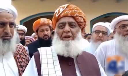 Imran Khan's followers are stupid, they dance on his speech without understanding it - Fazlur Rehman