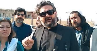 Imran Khan's life is in danger - Faisal Javed Khan's media talk outside Adiala jail