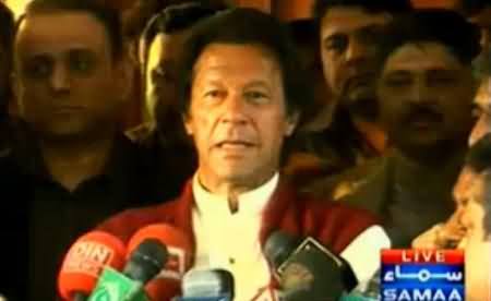 Imran Khan's Reply to Pervez Rasheed on Rigging Issue - 6th December 2014