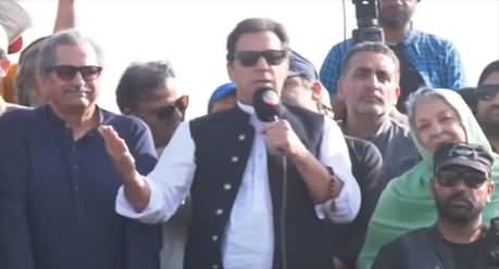 Imran Khan's speech in Gujranwala on sixth day of long march