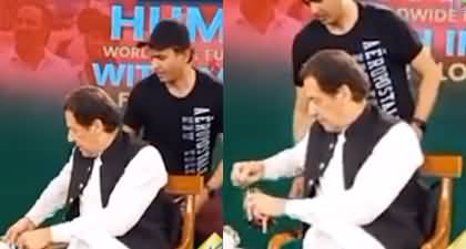 Imran khan's viral video of making his coffee