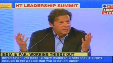 Imran Khan Speaking At Hindustan Leadership Summit in India & Answering the Questions - Full Video