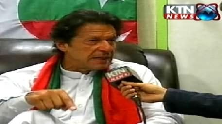 Imran Khan Special Interview on Sindhi Channel (KTN News) About Larkana Jalsa - 19th November 2014