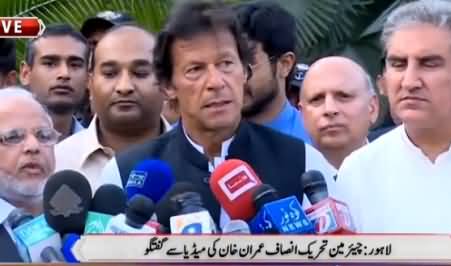 Imran Khan Special Talk to Media in Lahore About Latest Issues - 27th March 2015