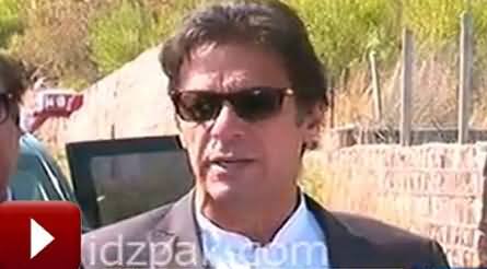 Imran Khan Talking to Media About Peace Talks Progress