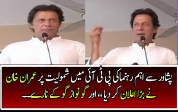 Imran Khan Talks To Workers After Important Leader Joins PTI