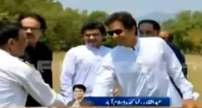 Imran Khan Visits Upper Deer Along with Dr. Shahid Masood & Jahangir Tareen