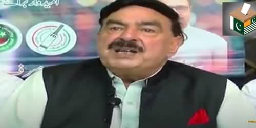 Imran Khan Will Clean Sweep in Azad Kashmir's Election - Sheikh Rasheed Ahmad's Media Talk