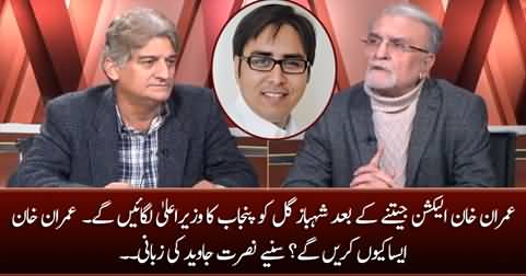 Imran Khan will make Shahbaz Gill CM Punjab after winning the election - Nusrat Javed