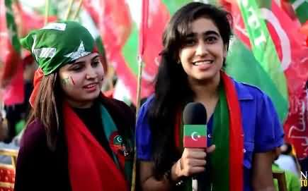 Imran Khan Will Win From Karachi - Girls From Karachi Expressing Their Support For PTI