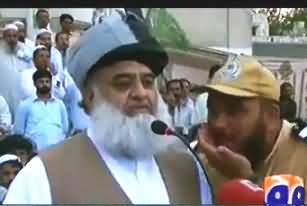 Imran Khan Zindabad Slogans in the Jalsa of Mualana Fazal ur Rehman