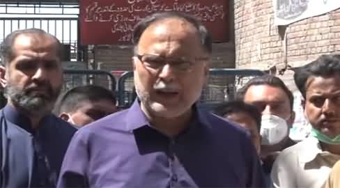 Imran Niazi Ne Pakistan Ko Tabah Kar Dia - Ahsan Iqbal Media Talk