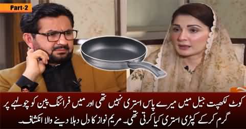 I didn't have an iron In Kot Lakhpat Jail, I used to iron clothes by heating a frying pan on stove - Maryam Nawaz