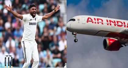 Indian cricketer Mohammad Siraj advises to avoid travelling through Air India
