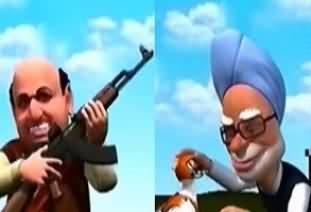 Indian Media Cartoon Film Against Pakistan - Spreading Propaganda Against Pakistan