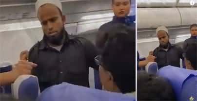 Indian passengers slaps a Muslim man suffering panic attack during flight