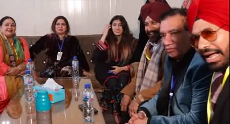 Indian Punjabi actors and actresses in Pakistan, meetup with Nasir Chinioti