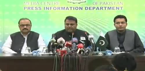 Information Minister Fawad Ch Press Conference – 20th August 2018
