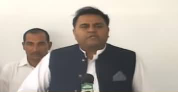 Information Minister Fawad Chaudhry Media Talk on PM Imran Khan's Visit To GHQ