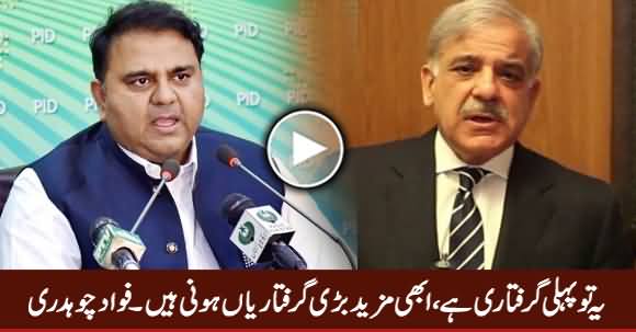 Information Minister Fawad Chaudhry Response on Shahbaz Sharif's Arrest