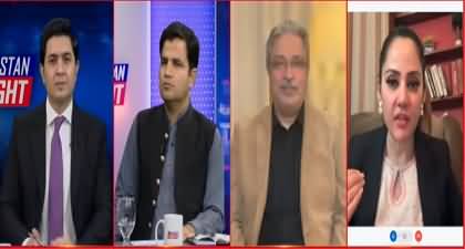 Inqelab Kese Aata Hai? Verbal spat between Gharida Farooqi and Naeem Haider Panjutha