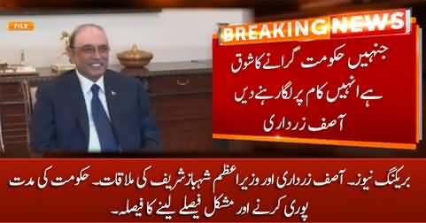 Inside Story of Asif Zardari and PM Shahbaz Sharif's Meeting