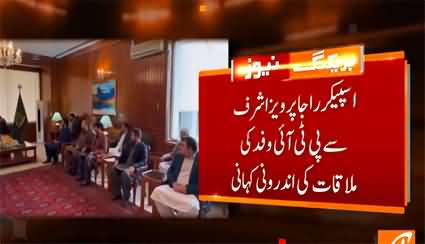 Inside story of PTI MNAs delegation's meeting with speaker Raja Pervaiz Ashraf