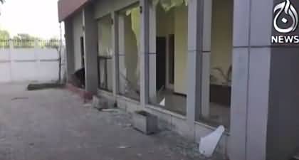 Inside view of Core Commander House Lahore after May 9 attacks