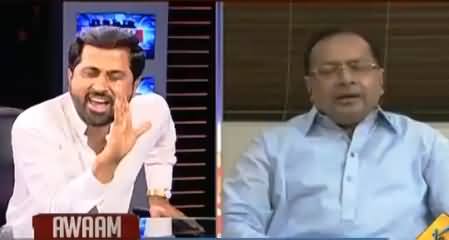Intense Fight Between Fayaz-ul-Hassan Chohan And Salman Mujahid in Live Show