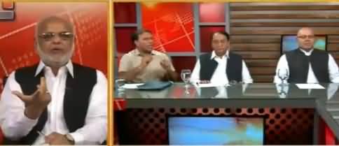 Intense Fight Between PTI Ejaz Chaudhry & MQM's Sajid Ahmed on Abusing Imran Khan