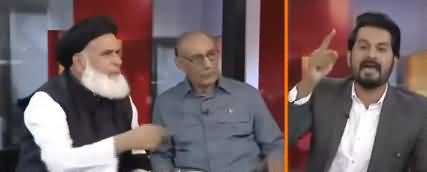 Intense Verbal Fight Between Mufti Kifayatullah And Anchor in Live Show