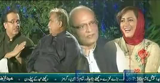 Interesting Poetry Competition Among Dr. Shahid Masood, Mauala Bux Chandio and Mushahidulla Khan in Asma Sherazi Program